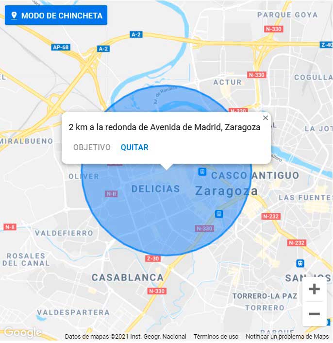 Segmentación por localización