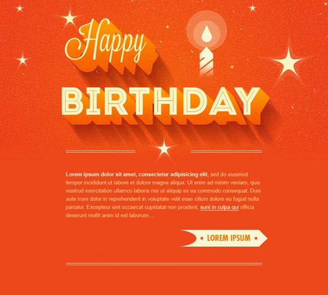 Felicitación de cumpleaños email automatizado