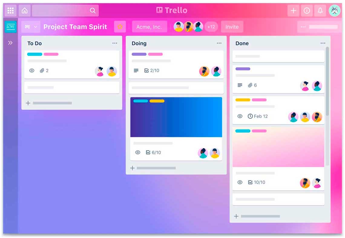 Trello para clínicas dentales